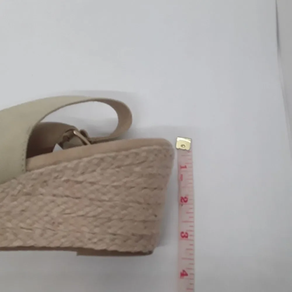 Kim Rogers Duann Espadrille Wedge Ultra Comfort Sandals Size 9,5 Great Condition